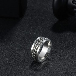 Anxiety Ring Fidget Ring For Anxiety Colorful Stainless Rings Spinner Rings For Women Size 10